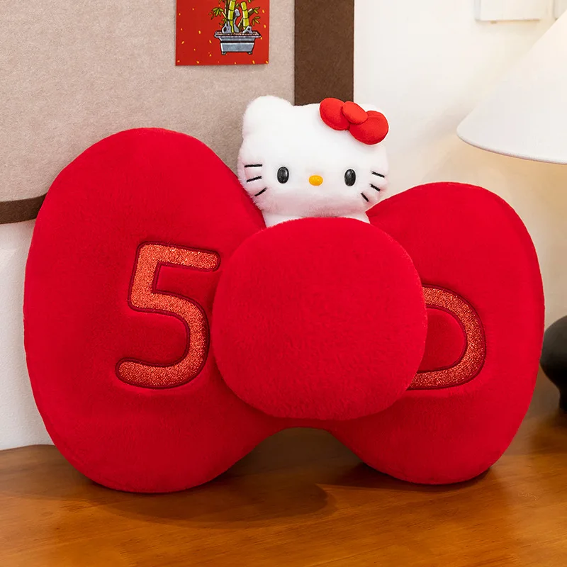 60 سنتيمتر سانريو Kawaii مرحبا كيتي ألعاب من نسيج مخملي محشوة دمية المعانقة وسادة هدية الاطفال عيد الميلاد عيد الميلاد مكتب وسادة مصنع بالجملة