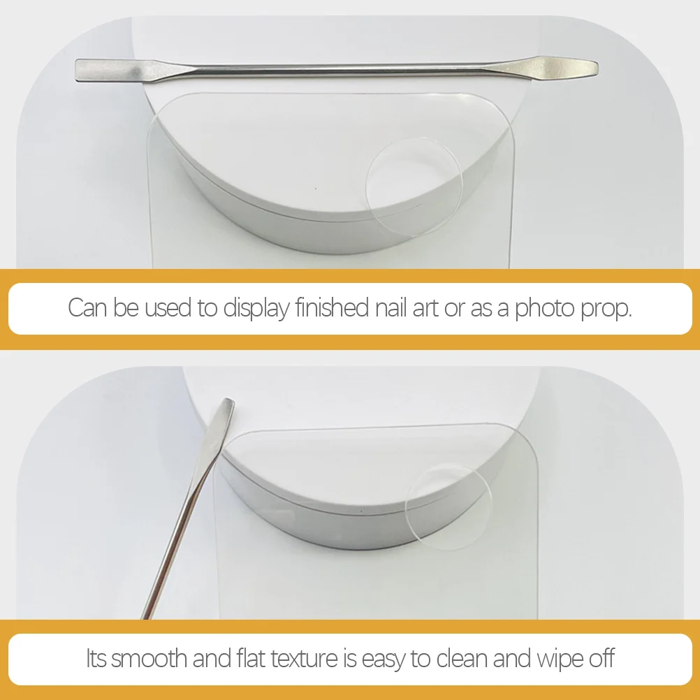 2 set di palette per trucco, set di spatole per la miscelazione di pigmenti, prevengono il contaminazione incrociata, piastre per miscelare il trucco dal design durevole