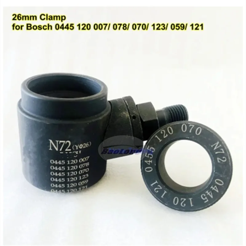 Diesel Injector Clamp N72 for Bosch 0445120059 007 123 078 070 Common Rail Injector 26mm Adaptor Repair Tool