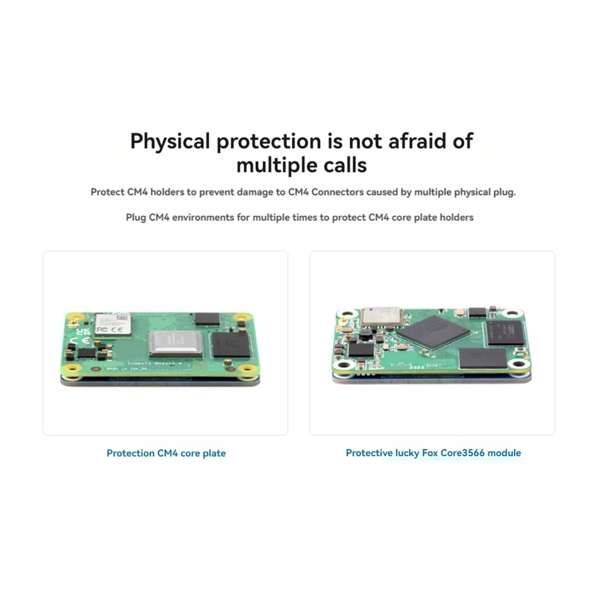 For CM4 Protection Board Computer Module 4 Interface Protection Board Supports Core3566