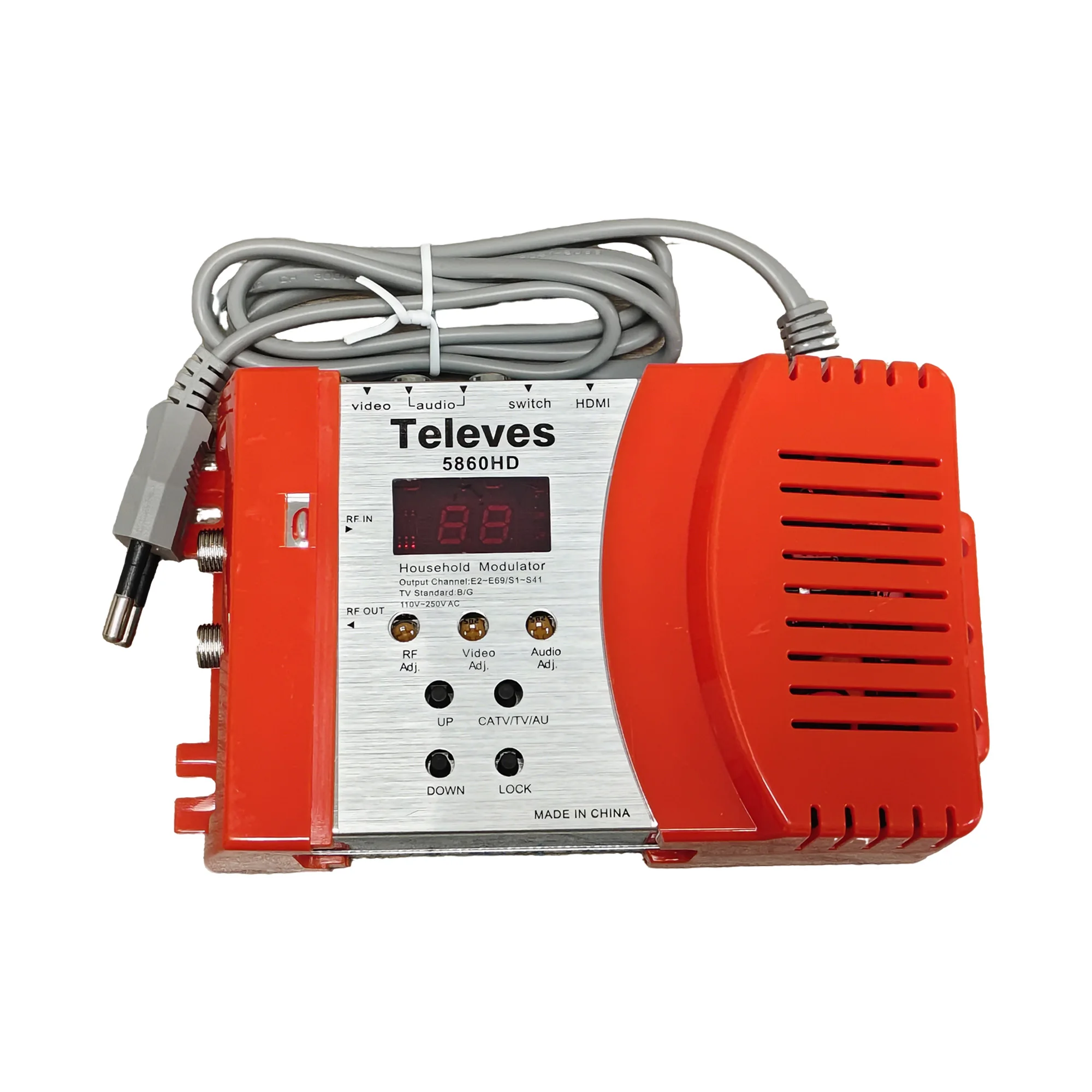 

HD Av To Analog Modulator Tv Catv Hotel Cable Digital TV High Definition Hdtv/av To Rf