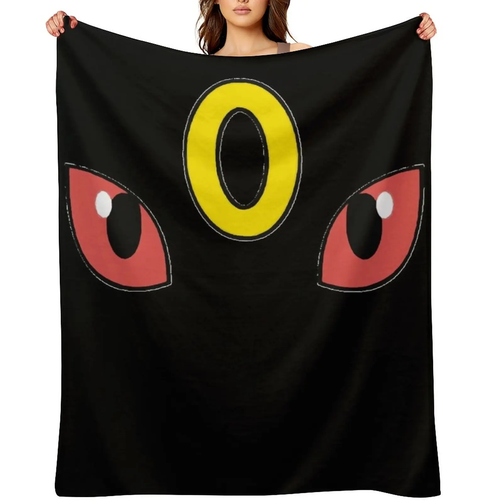 

Umbreon Eyes Classic T-Shirt Throw Blanket Luxury Brand Soft Plaid Vintage Designers Blankets