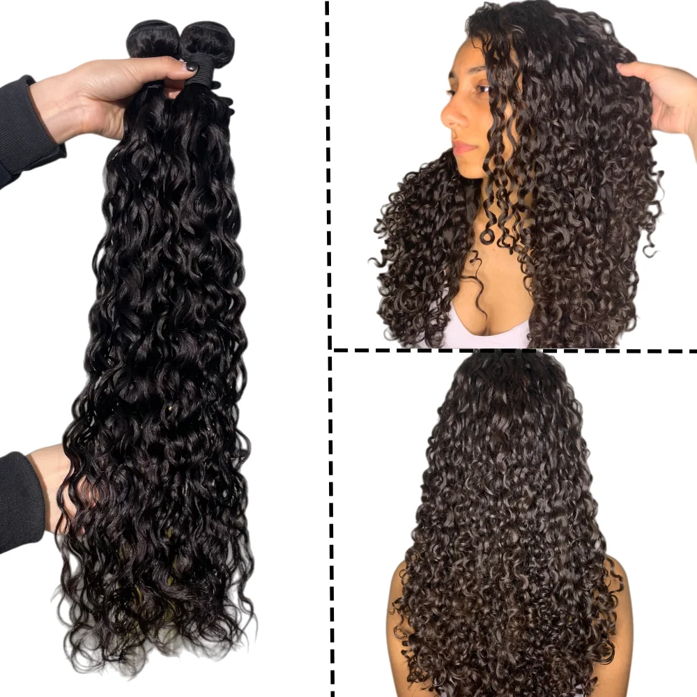 

12A Ocean Wave Hair Extensions Double Drawn Vietnamese Hair 100% Virgin Human Hair Quality Millionaire Queen On Clearance Sale