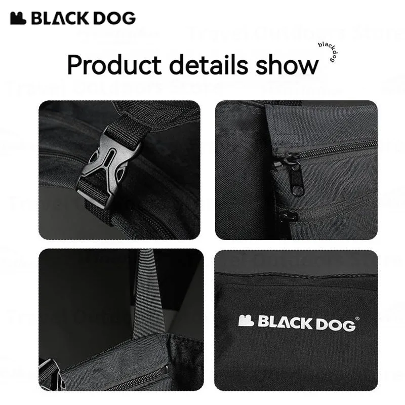 حقيبة تسوق شبكية من Naturehike BLACKDOG حقيبة كتف ذات سعة كبيرة لأكياس التسوق قابلة للتنفس على الشاطئ والسفر والصالة الرياضية حقيبة تخزين