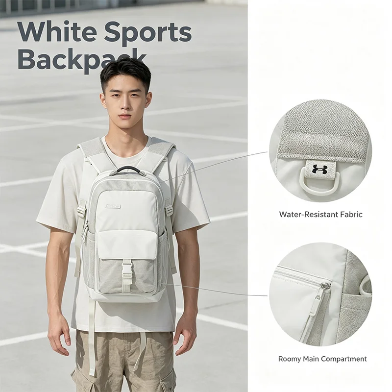 Under New Armour Backpacks For Men And Women, Travel Storage Fitness Training Computer Bags, School Bags 1387179-110