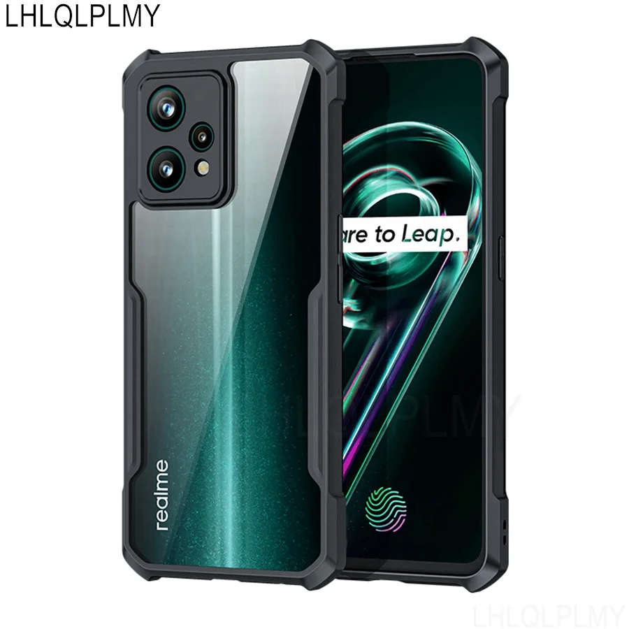 الاكريليك للصدمات سيليكون لينة الحال بالنسبة Realme GT Neo 2 3 3T 6 7 8 9 Pro 5G 6S 6i 7i 8i 9i C21 C21Y C11 2021 الغطاء الواقي