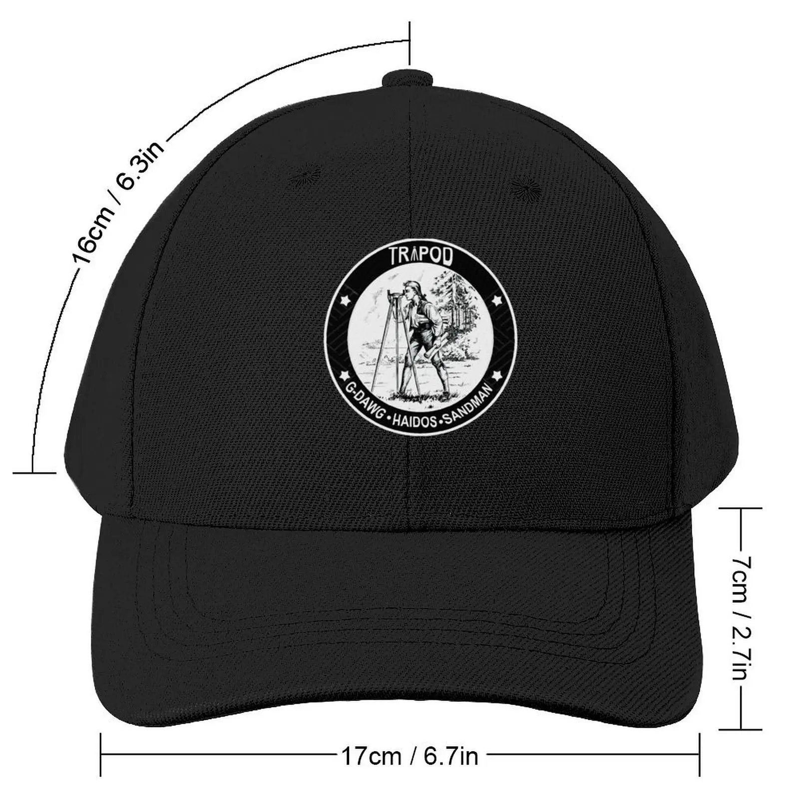 Tripod Baseball Cap Sports Cap Golf Cap Trucker Hat Luxury Men Women's