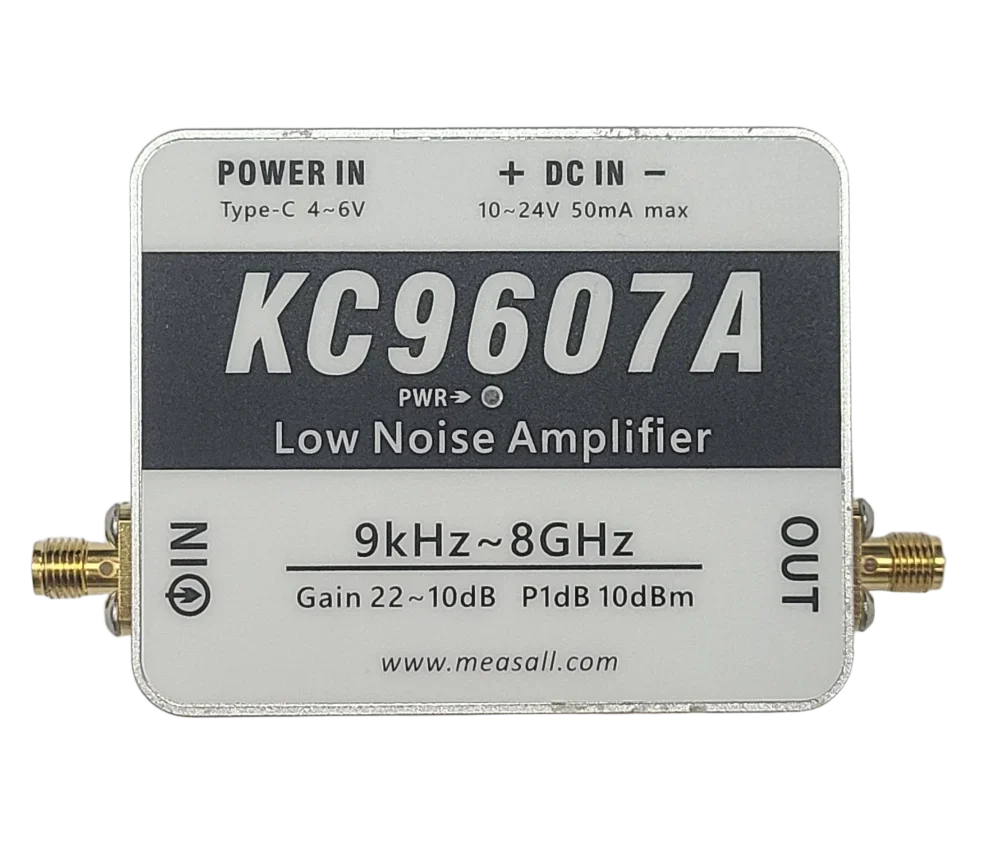 

K-8GHz Ultra Wideband Low Noise Amplifier Module, 20dB Near Field Probe Front KC9607A Antenna LNA
