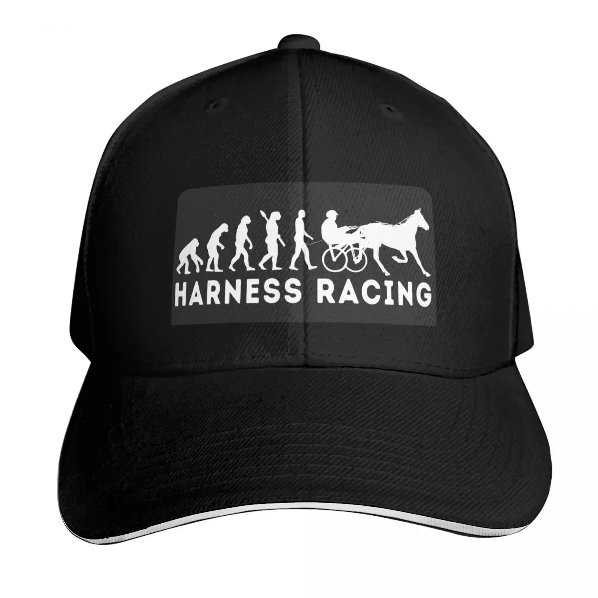 evolution harness racing Baseball Cap Streetwear Hip Hop Trendy Vintage Retro Embroidered Lightweight Packable