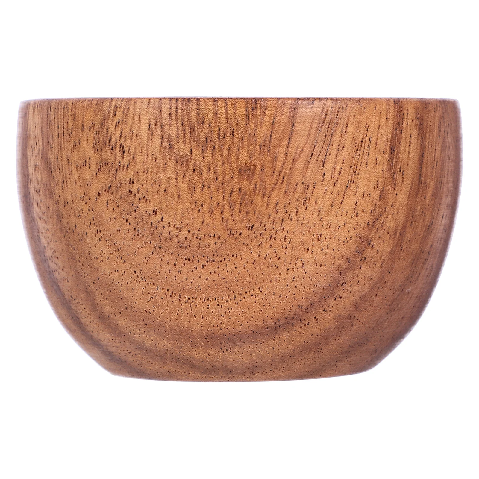 

1Pcs Wood Fruit Bowl 16x7cm Handcrafted Thick Wooden Salad Bowl Food Basin for Kitchen Home Tableware Dessert Container
