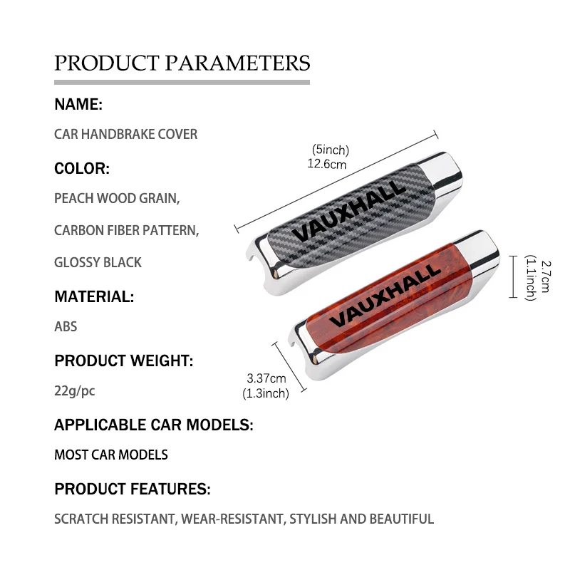 ل فوكسهول غطاء فرامل اليد للسيارة دائم واقية كم فرامل اليد الملحقات الداخلية Tigra Corsa VXR Astra D G J H Zafira #6