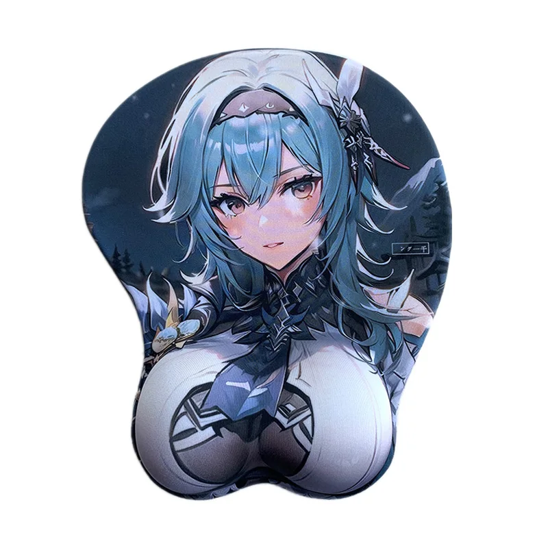 

Genshin Impact Eula YoimiyaEAss Gaming Anime Mouse Pad mouse mat wrist rest tapis souris gamer on chest Anime Sexy Oppai Pad