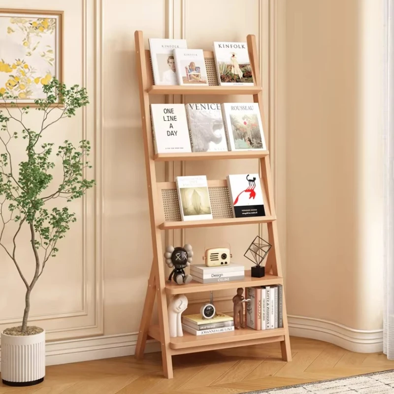 Desk Book Shelf Storage Shelves Ground Magazine Rack Organizer Office Accessory Bookcase Facility for Newspapers Newspaper Stand