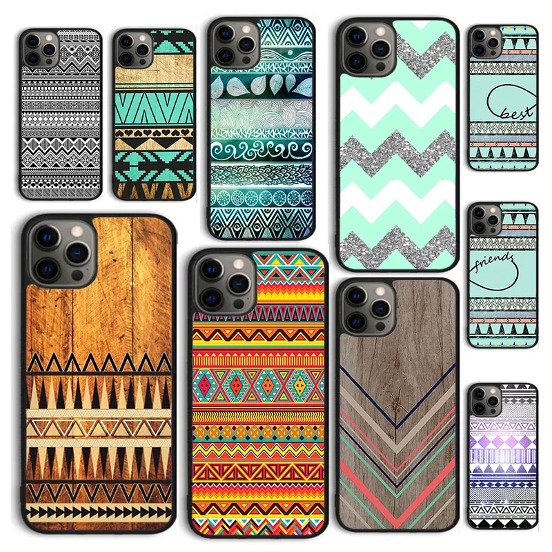 Autumu Chevron Monogrammed line Phone Case Cover for iPhone 16 15 12 mini 11 13 14 Pro Max SE 2020 Apple 6S 7 8 Plus Coque