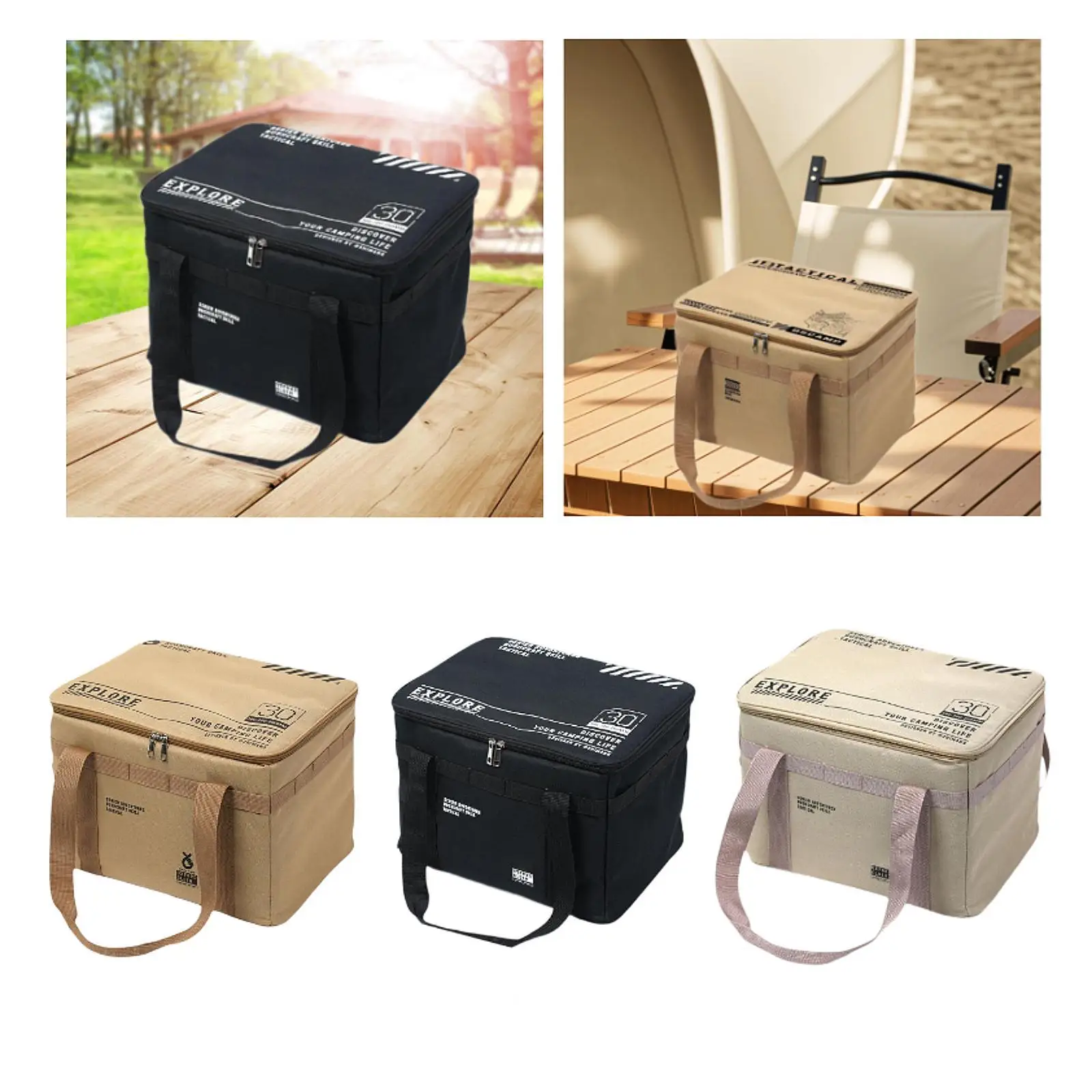 

Camping Storage Bag Camping Lantern Bag Utility Tote Bag Protector Multifunction Storage Case for BBQ Camping Cooking Hiking