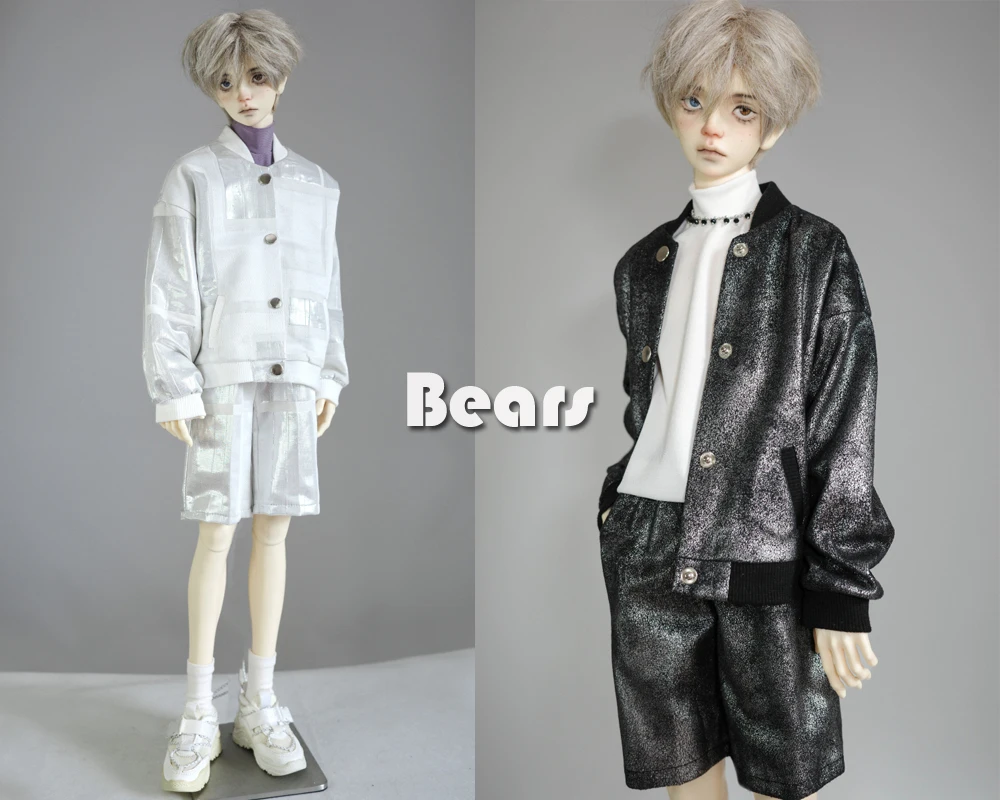 

BJD Doll Clothes Suit Future Baseball Shirt Set Coat Pants Suit Detachable Sale For 1/3 1/4 BJD SD DD MSD MDD SD17 Uncle SSDF ID