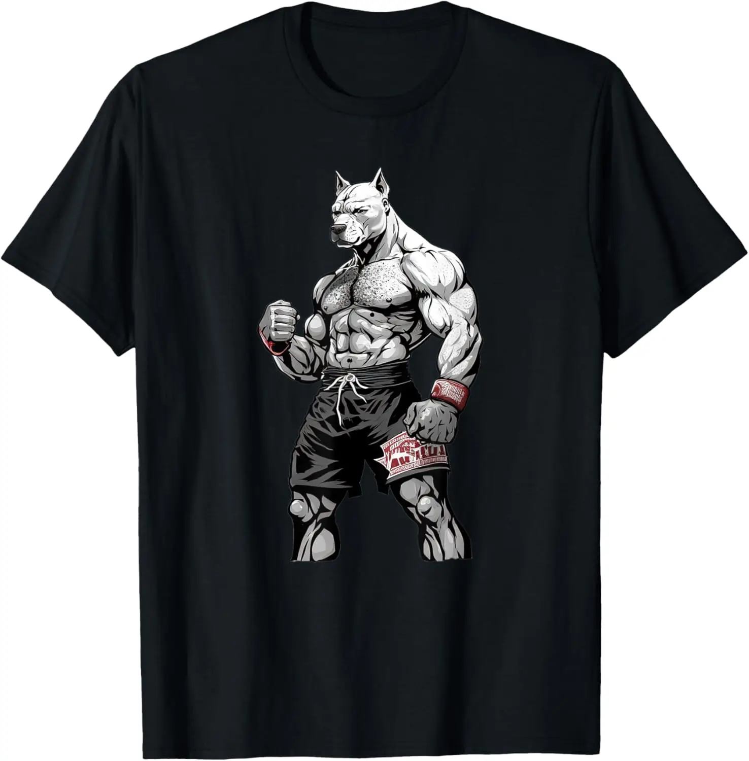 

Pitbull MMA Get Ready to Fight with MMA Fighter T-Shirt