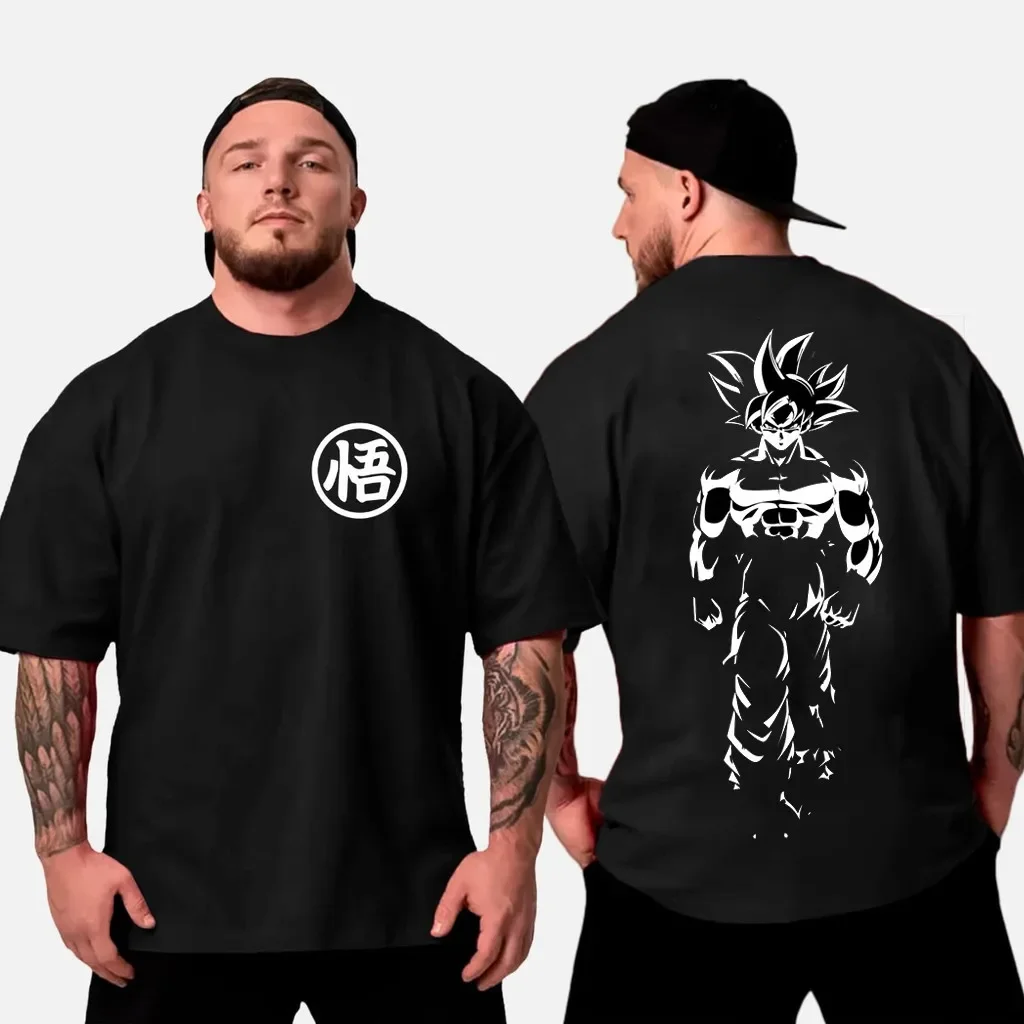 Dragon ball 2026 novo quente japão animação verão camiseta lazer esportes rua fitness solto confortável algodão das mulheres dos homens topo