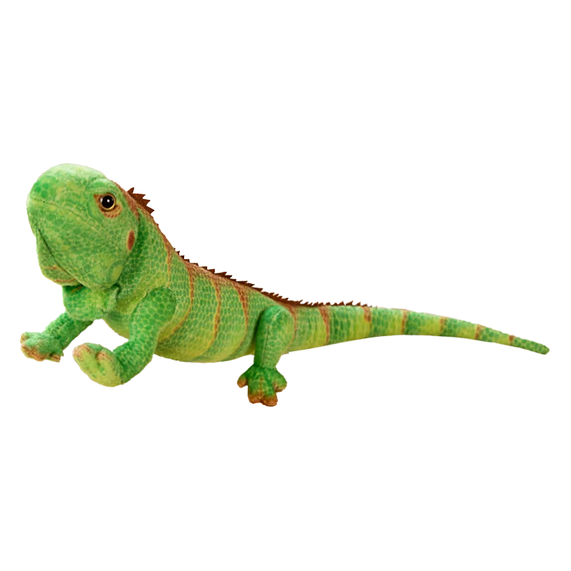 65/95Cm Als Echte Hagedispop Knuffel Gevuld Lange Staart Groen Wild Reptiel Dier Plushie Peluche Jongens Meisjes Verjaardagscadeau