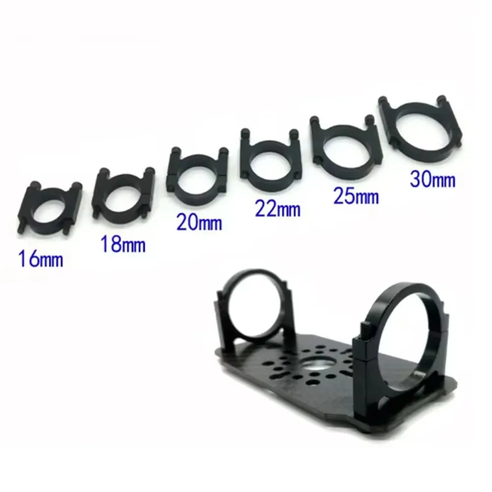 เครื่องจักรกล CNC อลูมิเนียม Tube Clamp สําหรับ 16 มม.20 มม.22 มม.25 มม.30 มม.หลอดคาร์บอนการเชื่อมต่อ Multi- แกน Drone กรอบการเชื่อมต่อ