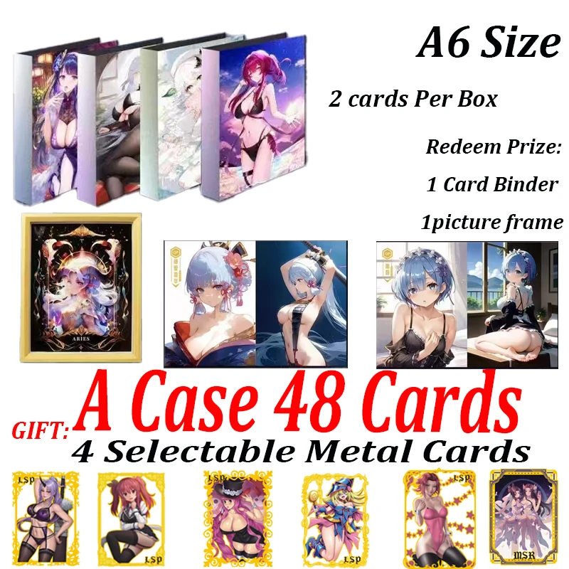 

New Genshin Hu Tao, Rem, Kamisato Ayaka STAR LUCK Size Hobby Collectible Cards. Bikini Doujin Anime Booster Box Toy Gifts.