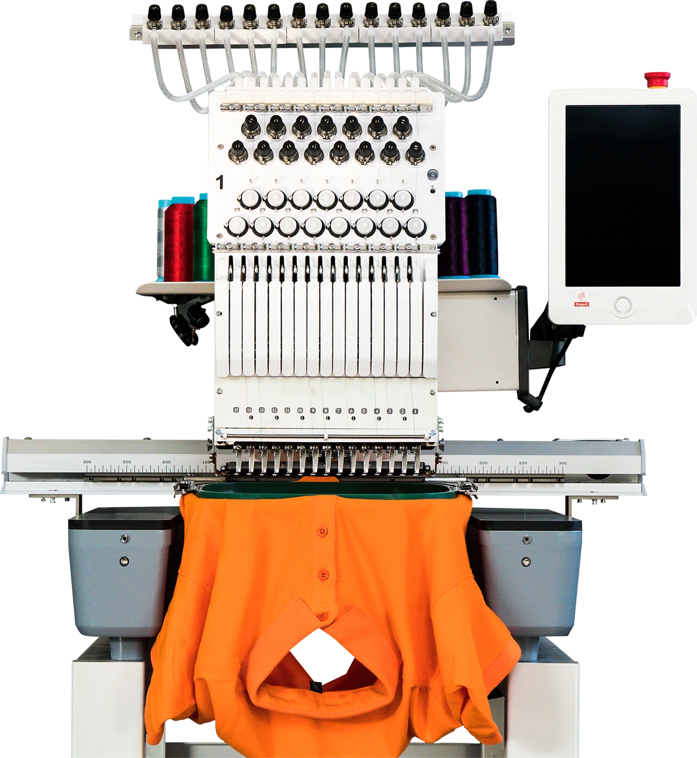 PROEMB FW-1501R Free Magnetic Frame High Speed 15 Needles Multifunctional Computerized Embroidery Machine for Sale