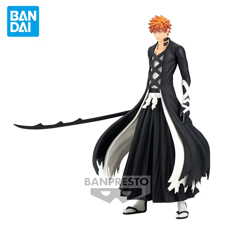 

In Stock Original Banpresto Bleach Kurosaki Ichigo Figure SOLID AND SOULS Anime Collectible Model Dolls Ornament Festival Gift