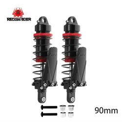 RS Aluminum Shock Absorber 90/95/105/115mm Damper For 1/10 RC Crawler Car  Flying God Short Card Big Foot Car Model Car Upgrade