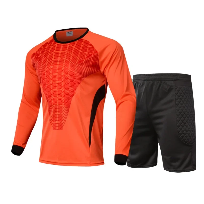 Goalkeeper Suit Football Training  Long-Sleeve Suit Children Goalkeeper Goalkeeper Suit Protective Gear Set