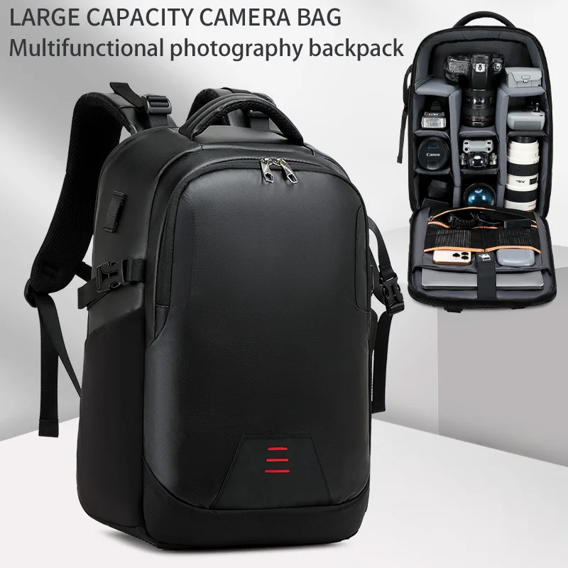 New Camera backpack Digital Dslr Bag Waterproof Shockproof Breathable Man Backpacks For Nikon Canon Sony Small Video Photo Bag