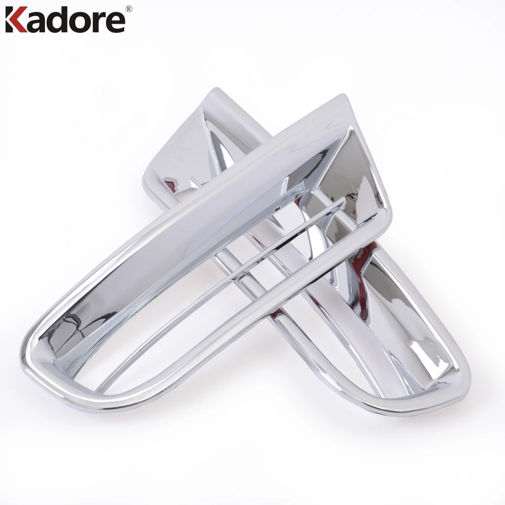 

Rear Fog Light Lamp Cover Trim For Toyota RAV4 RAV 4 2009 2010 2011 2012 Chrome Car Tail Foglight Frame Bezel Trim Accessories