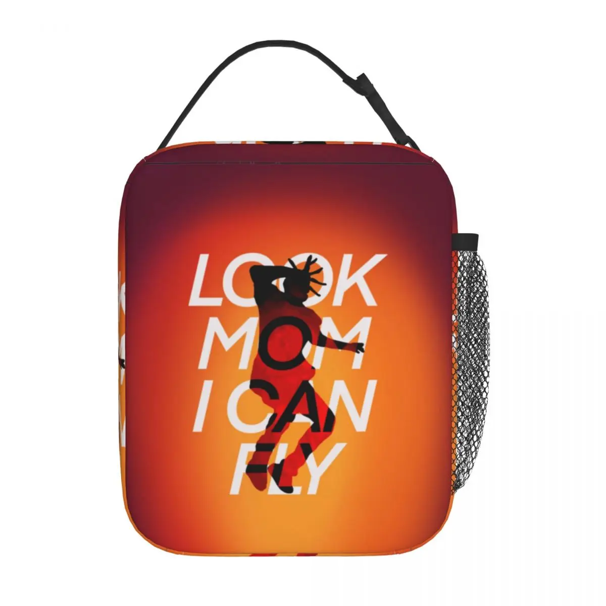 Look Mom I Can Fly Documentary Insulated Lunch Bag Thermal Bag  Lunch Container Cactus Jack Hip Hop Large Tote Lunch Box