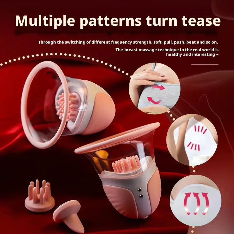 تحفيز الحلمة تعزيز الثدي مص الهزاز الدورية فراغ مضخات الصدرية المصاصون الجنس لعب الأزواج الإناث #3