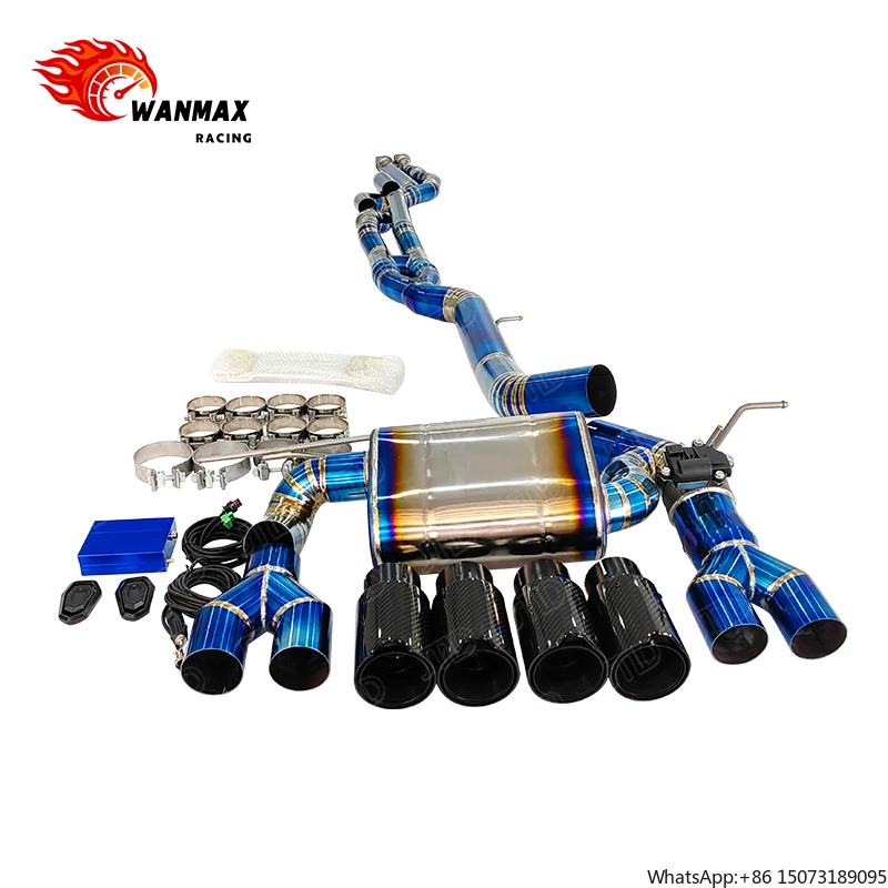 

Выхлопная система Catback из титанового сплава для F8X F80 F82 F83 M3 M4 с клапанной системой Valvetronic, равнодлинная выхлопная система для F80 M3