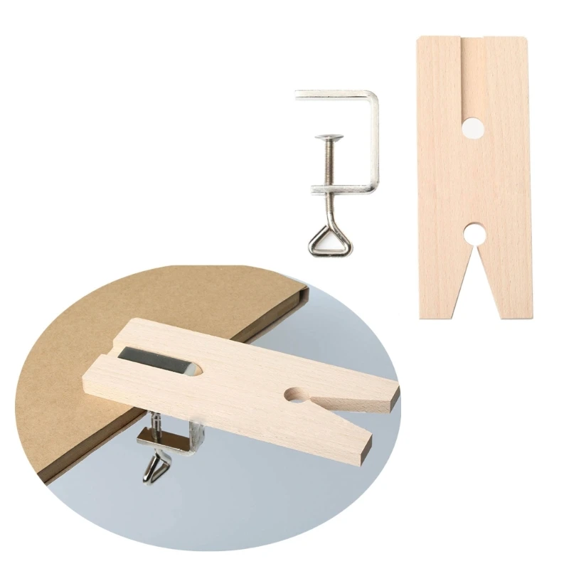 Wooden Rings Clamp Table Plug Wood Workbench Jewellers Manufacturing Processing Tools for Jewellery Making or DIY Crafts