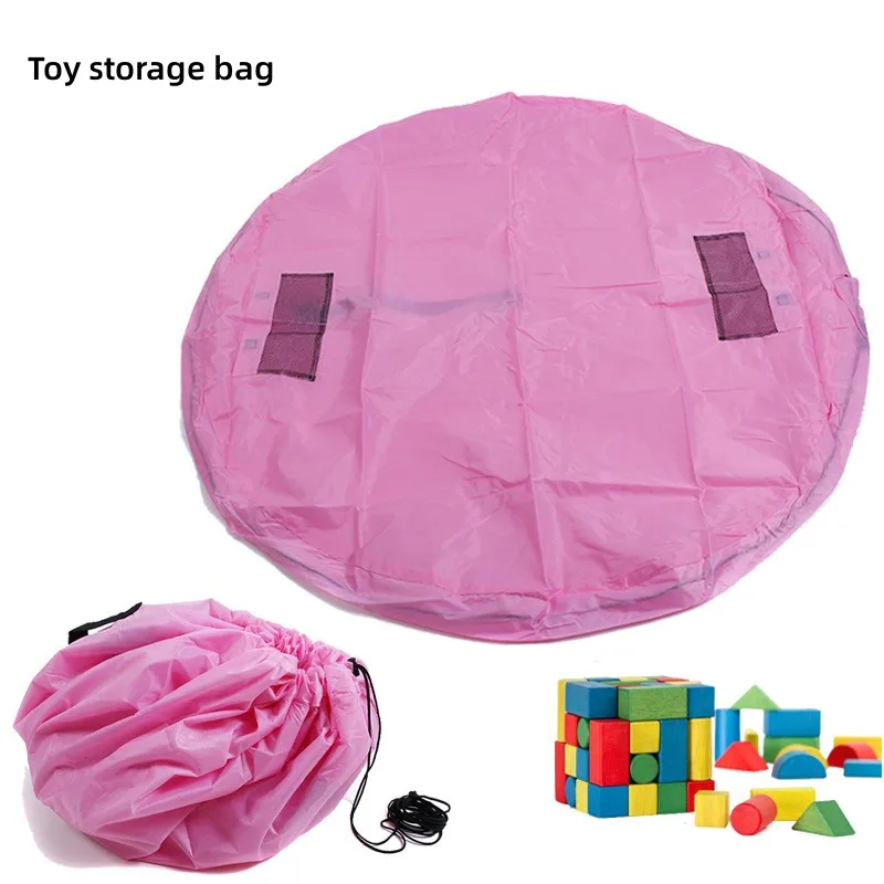 Chldren\'s Toy Cushion Toy Storage Bag Large Clean Organizer Play Pad Outdoor Room Building Block Bags Travel Storage Clothes