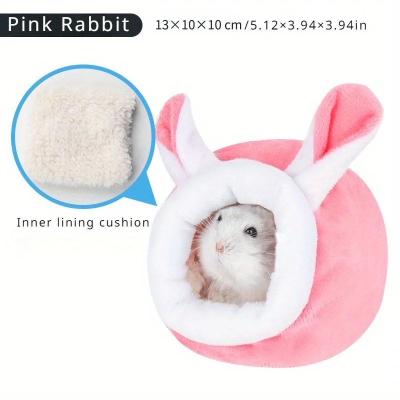 Hamster Nesting House Golden Bear Sleeping Bag Cotton Nest and Sleeping Bag Keep Hamster Warm and Cozy - view 5