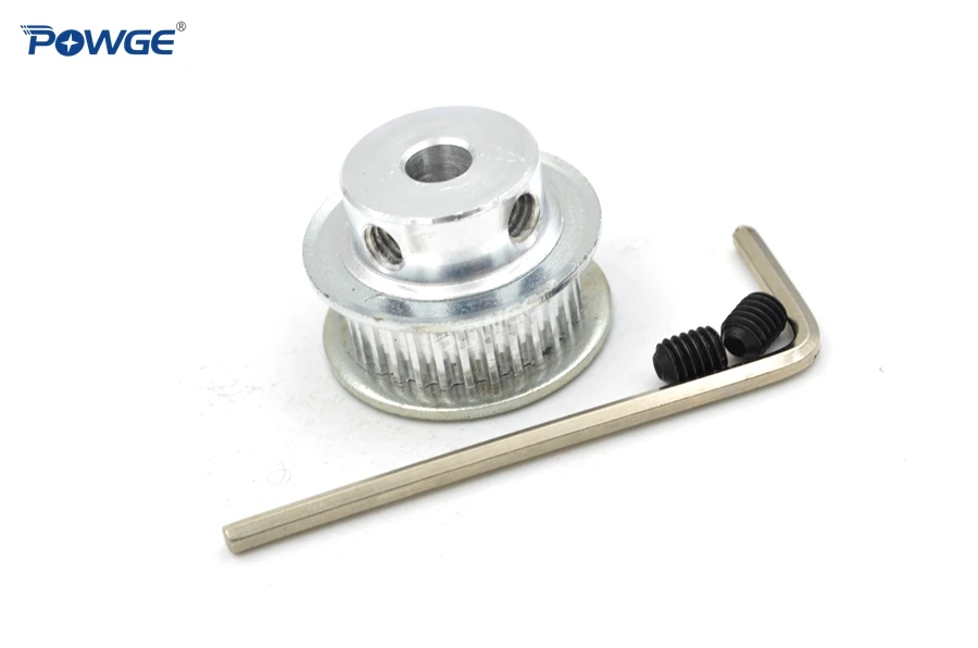 POWGE 40 zębów 2GT 2M koło pasowe rozrządu otwór 5/6/6.35/7/8/10/12mm dla GT2 pasek synchroniczny szerokość 6/9mm mała backlash 40 zębów 40T