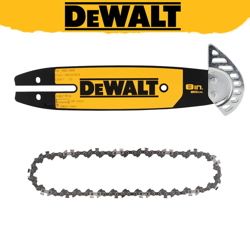 DEWALT DT20693 DT20694 20CM Chainsaw Bar Metal Protection Device Fits For DCMPS520  Wear Resistant Pruning Tool Accessories