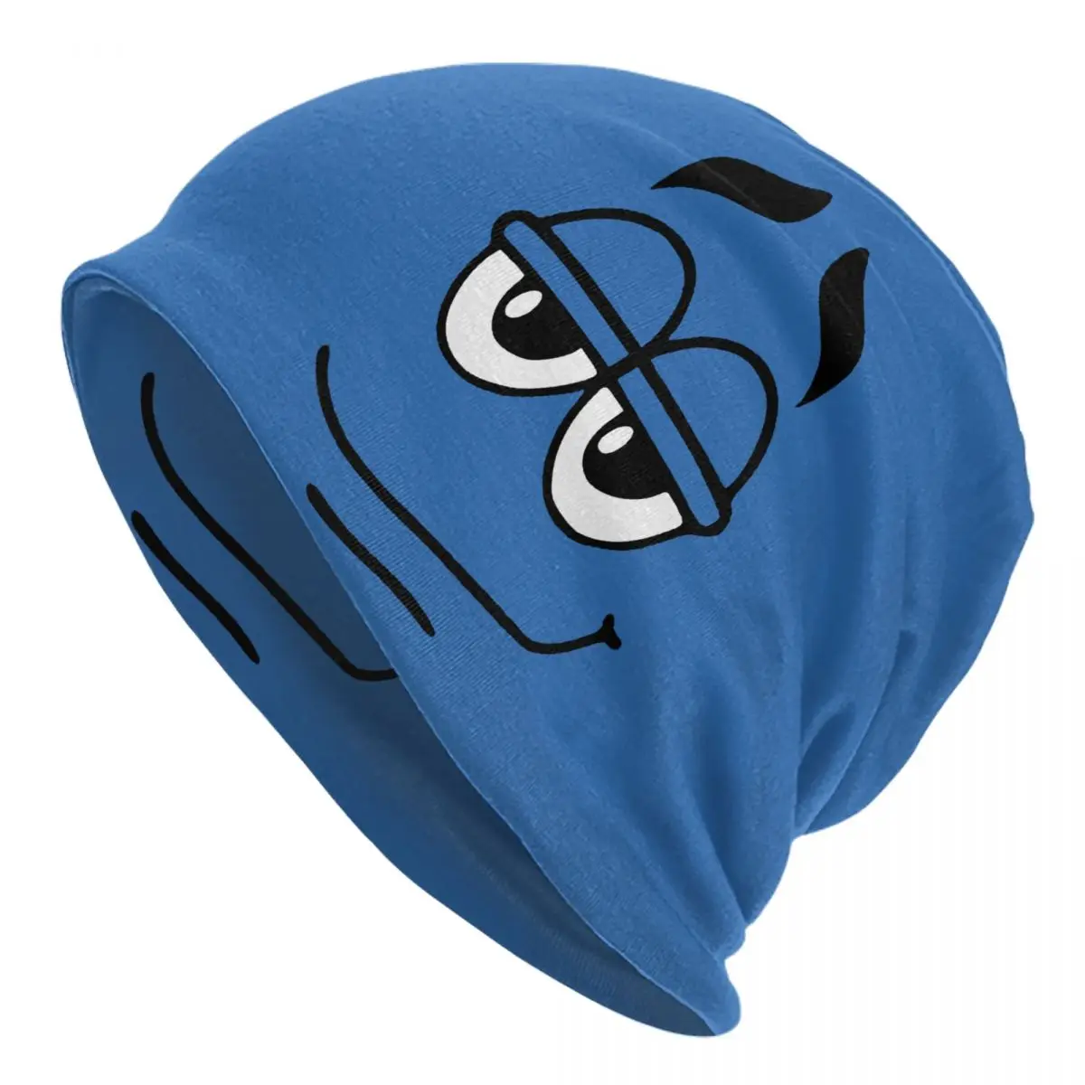 Cartoon Chocolate Blue Candy Faces Bonnet Hat Knitting Hats Men Women Fashion Unisex Adult Warm Winter Skullies Beanies Cap