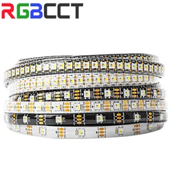 SK6812 RGBW 4 w 1 podobny WS2812B listwa Led RGBWW światło 1m 4m 5m 30 60 144 LEDs indywidualne adresowalne diody Led IP30 65 67 5V