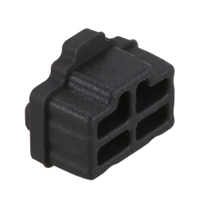 100Pcs Black Ethernet Hub Port RJ45 Anti Dust Cover Cap Protector Plug RJ45 Interface Dust Plug for RJ45 Female Port