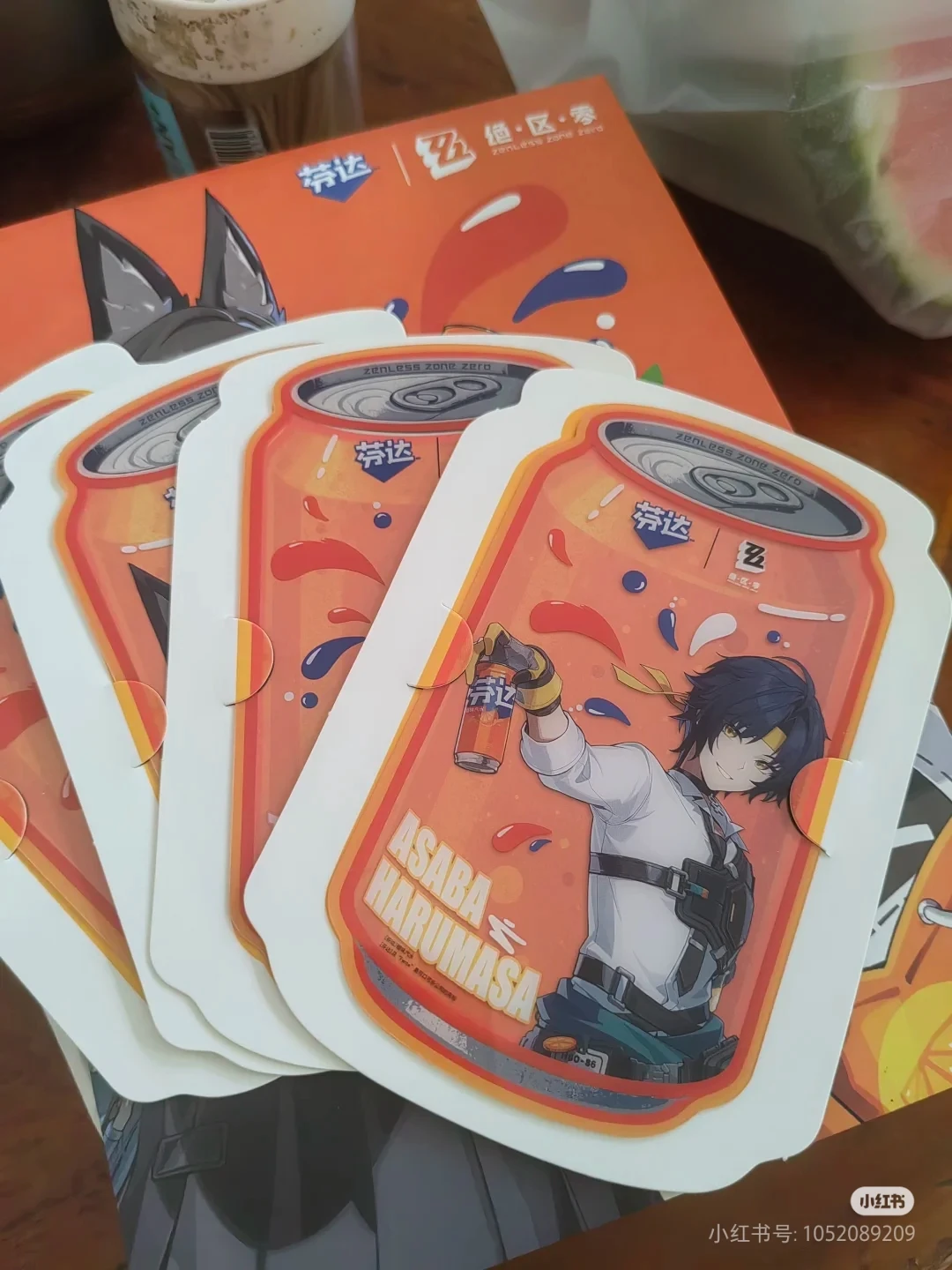 Zenless Zone Zero Fanta การทํางานร่วมกันอย่างเป็นทางการ Tsukishiro Yanagi Asaba Harumasa Hoshimi Miyabi Merchandise Tee Bangboo