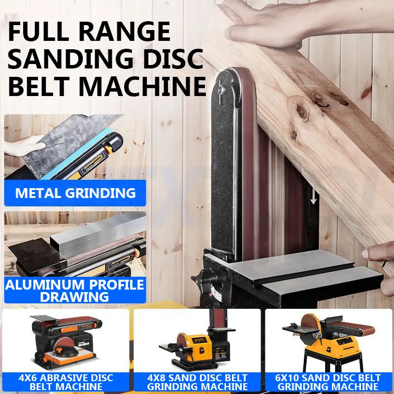 Macchina di levigatura elettrica senza spazzole,Macchina di levigatura abrasiva per lavorazione del legno da fai da te,Angolo regolabile 0-90°,Per disegno di profilo in PVC / plastica / ceramica / metallo / alluminio