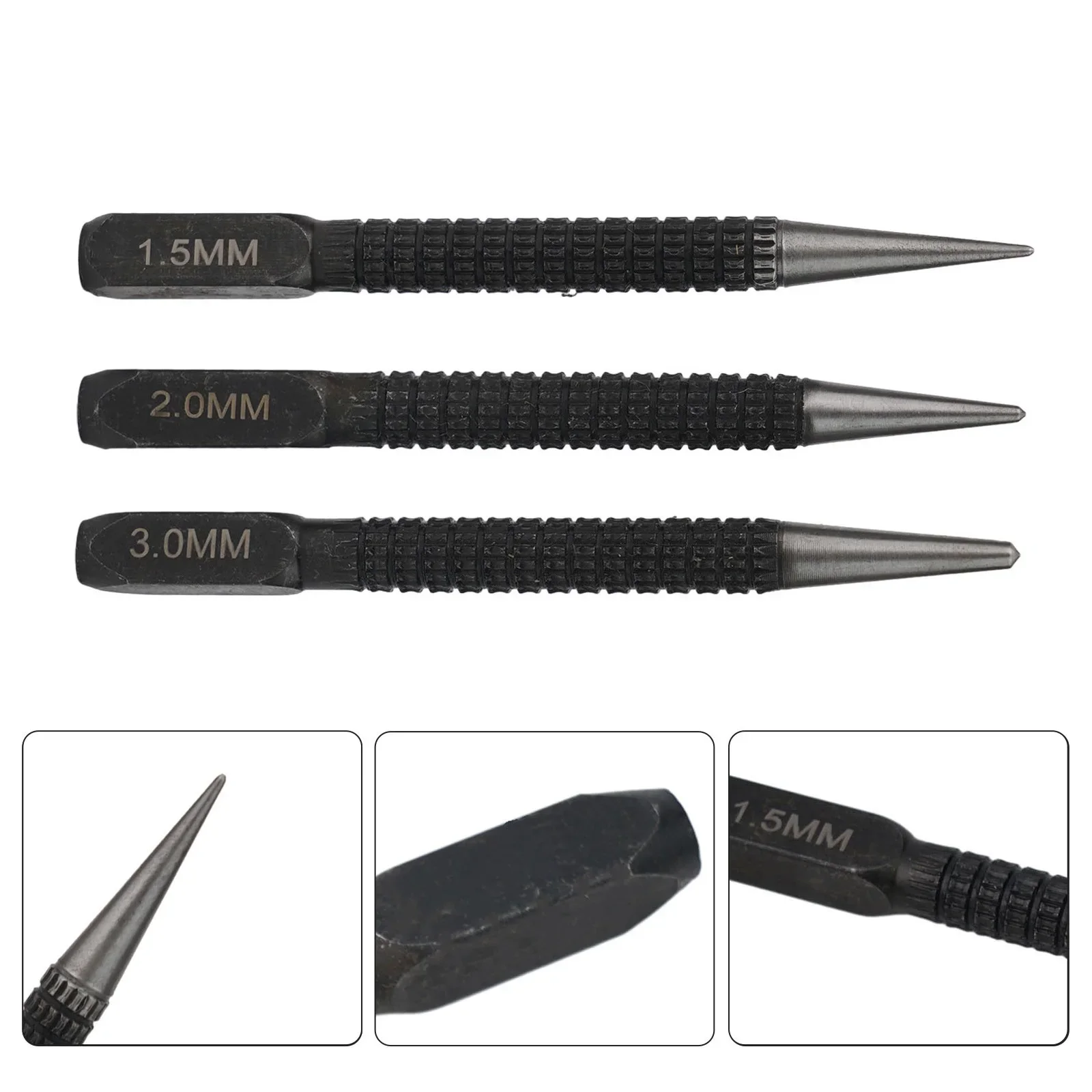 Brand New Durable Accurate Center Punch Marking Alloy Steel Hole Metal Positioning Strong 1.5/2/3mm Adjustable