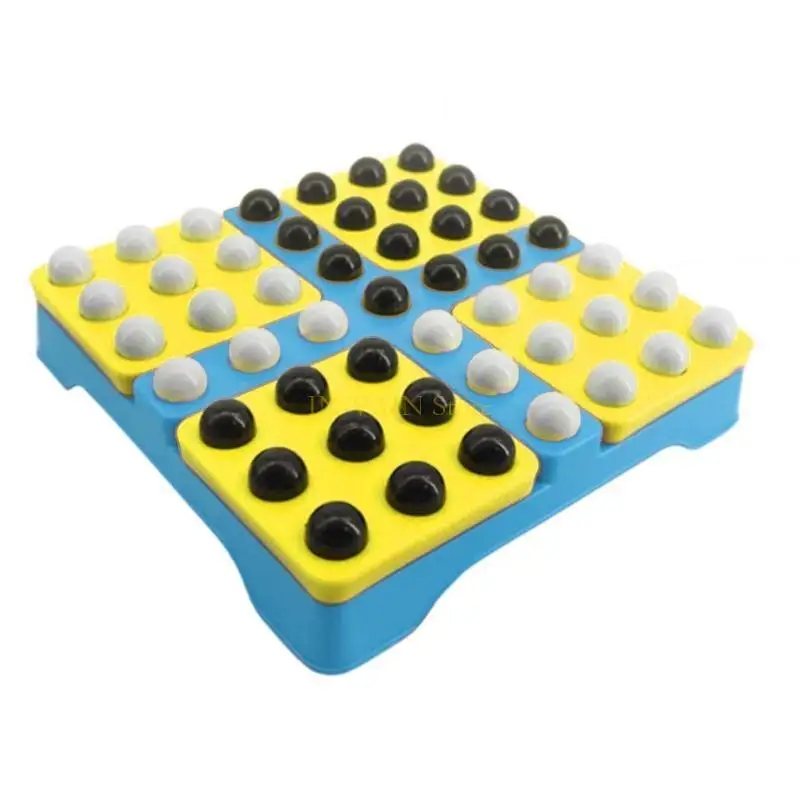 

M5TC Gomoku Set with Rotating Board for Indoor Funny Educational Kids Toy Chess Set