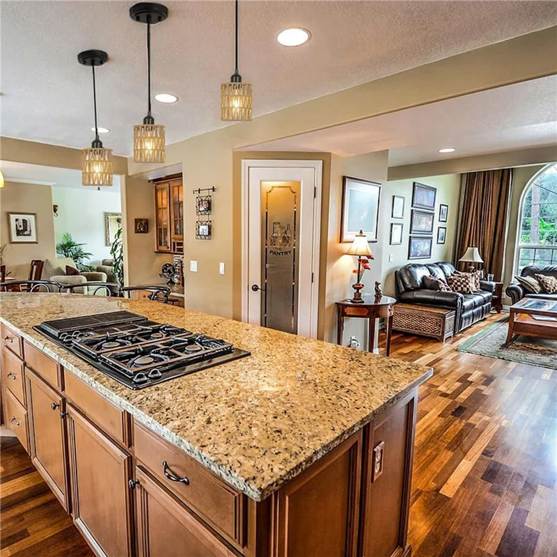 ABZS 2X Boho Shades Replacement 5.9In Height Pendant Sconce Shade Ceiling Fan Light Covers Cylinder Woven Lampshade