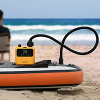 High Voltage 20PSI Portable Rechargeable Battery Inflatable Kayak Paddle Board Sup Electric Air Pump with Waterproof Bag
