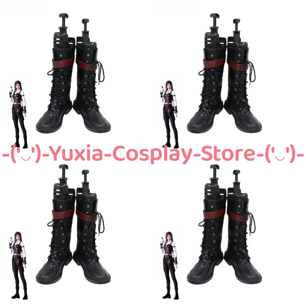 

Yuxiacosplay! Love and Deepspace Abysm Sovereign Cosplay Shoes Character Prop PU Leather Boots Halloween Carnival Party Costume