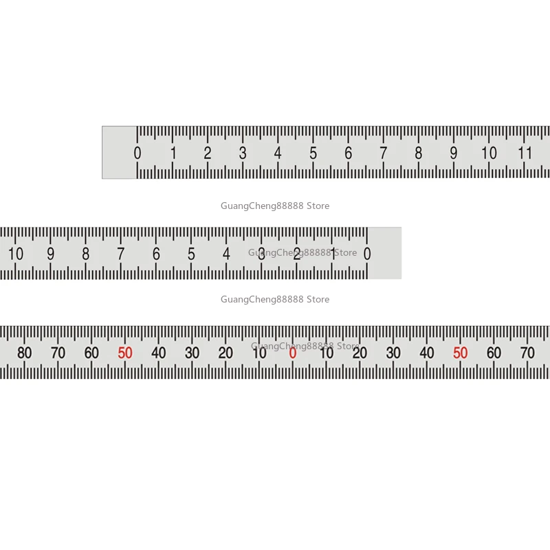 One Meter Long Ruler Scale 1M2M Aluminum 3M4M Mechanical Row Drilling 1000mm Sticky Ruler
